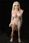 Vika – Mini sex doll blonde aux yeux bleus de 100 cm